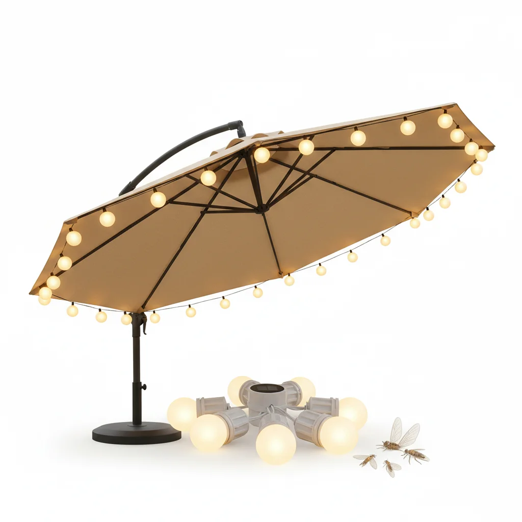 Patio Umbrella Lights: Do They Attract Bugs at Night?
